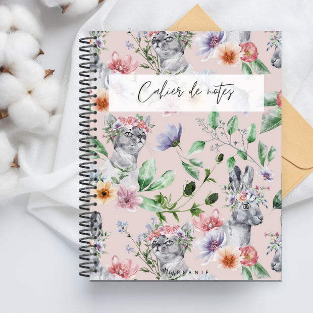 Précommande - Grand cahier de notes - Floralie
