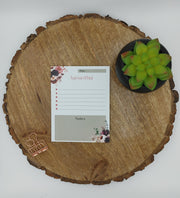 Petit bloc-notes - Aujourd'hui fleuri