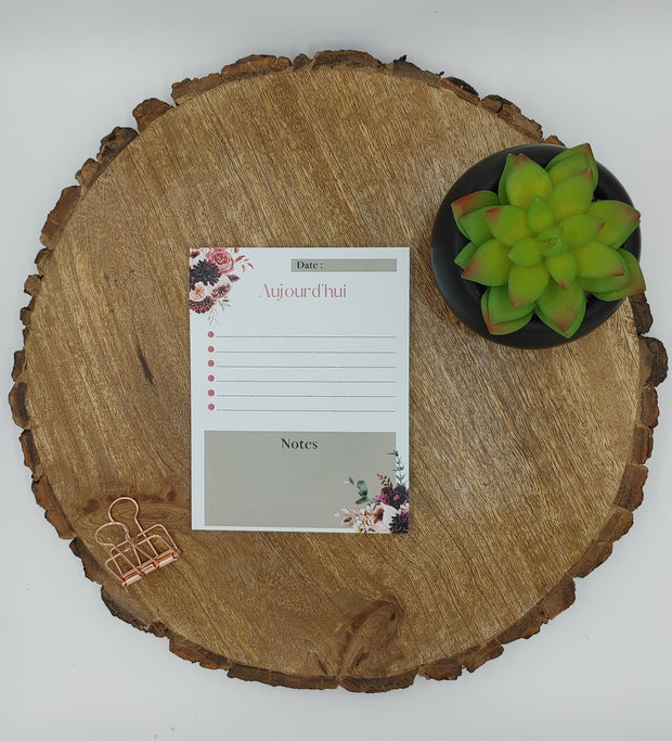 Petit bloc-notes - Aujourd&