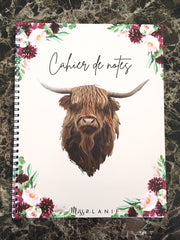 Grand cahier de notes - Vache