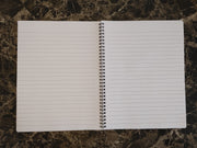 Grand cahier de notes - Fleurs roses