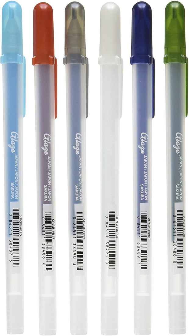 Gelly Roll Glaze - Étui de 6 stylos