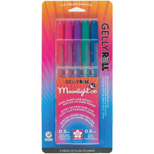 Gelly Roll Moonlight Fine Dusk - Étui de 5