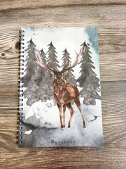Petit cahier de notes - Forêt d’hiver