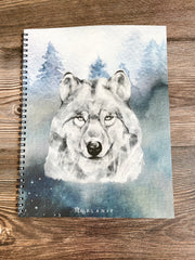 Grand cahier de notes - Loup