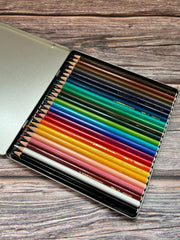 Stabilo Aquacolor - Boîte de 24 crayons