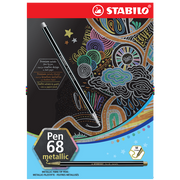 Stabilo Pen 68 metallic - Ensemble de 6