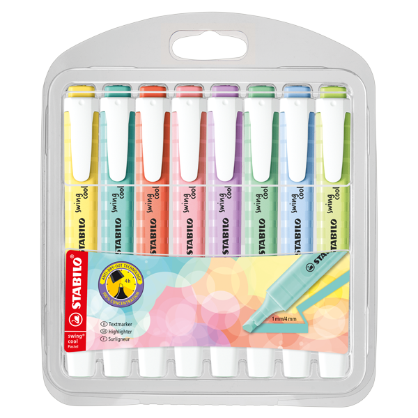 Stabilo Swing Cool Pastel - Ensemble de 8