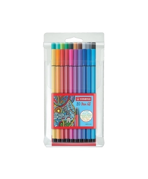 Stabilo Pen 68 - Ensemble de 20